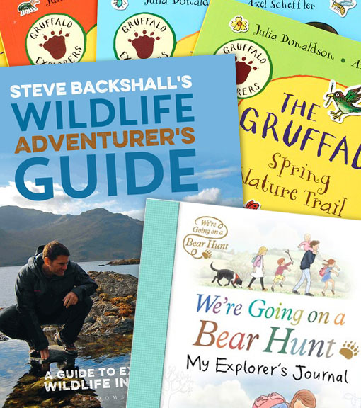 Outdoor and Activity books available to buy from the RSPB