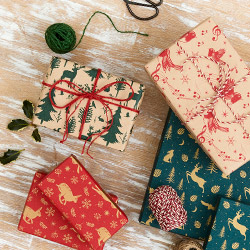 Eco Christmas recycled wrapping paper