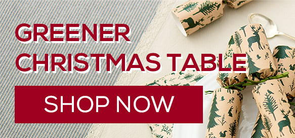 Have a more eco-friendly Christmas table. Shop now!