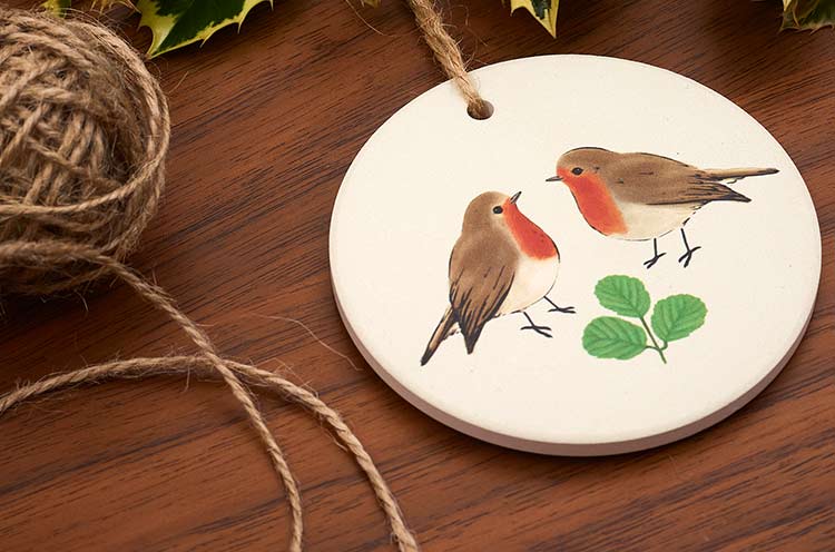 Link to RSPB Christmas decorations