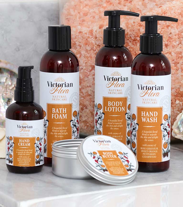 Shop ethical vegan toiletries by RSPB Victorian Flora collection