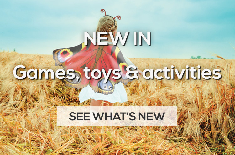 New in kids games, toys, and activities