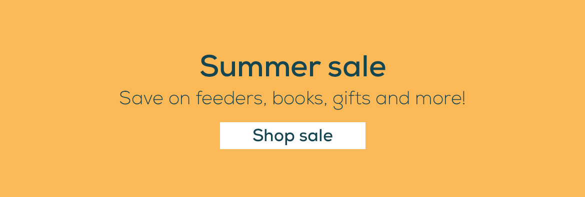 Summer sale - save on feeders, books, gifts and more! Shop full sale