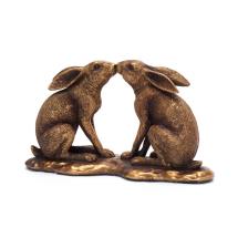 Kissing hares ornament product photo