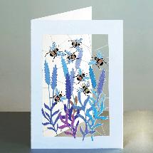 Bee laser cut card product photo