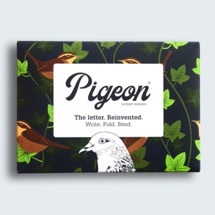 Eco-friendly stationery - 6 pack of robin and wren Pigeon letter papers product photo