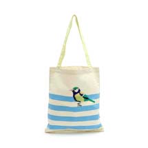 Joules Lulu tote bag, great tit design product photo