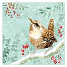 Little wren Christmas cards - pack of 10 product photo
