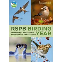RSPB Birding year by Dominic Couzens and Si&acirc;n Duncan product photo