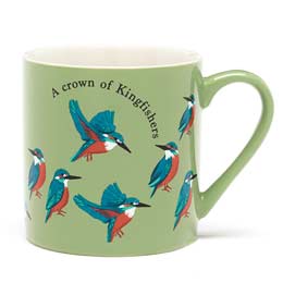 RSPB Kingfisher mug, Flock collection product photo