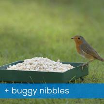 RSPB Metal ground feeder and buggy nibbles product photo