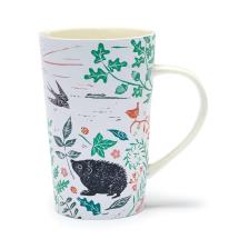 RSPB Nature's print hedgehog latte mug product photo