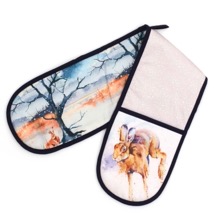 RSPB Winter meadow resting hare oven glove product photo