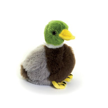 Mallard duck cuddly toy, eco product photo