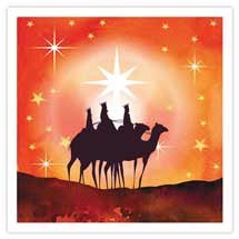 Star of wonder Christmas cards - pack of 10 product photo