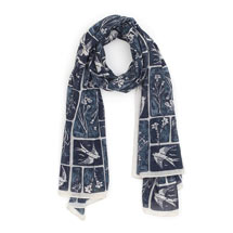 RSPB Swift meadow organic cotton lightweight scarf product photo