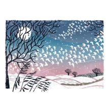 Twilight flight RSPB charity Christmas cards - 10 pack product photo