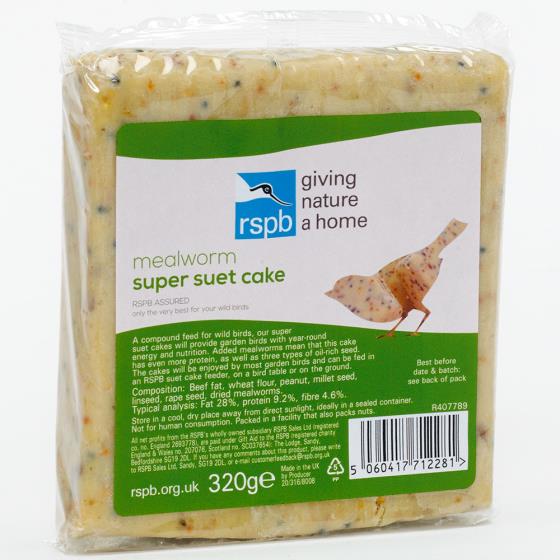 40 Mealworm Super Suet Cakes RSPB Shop