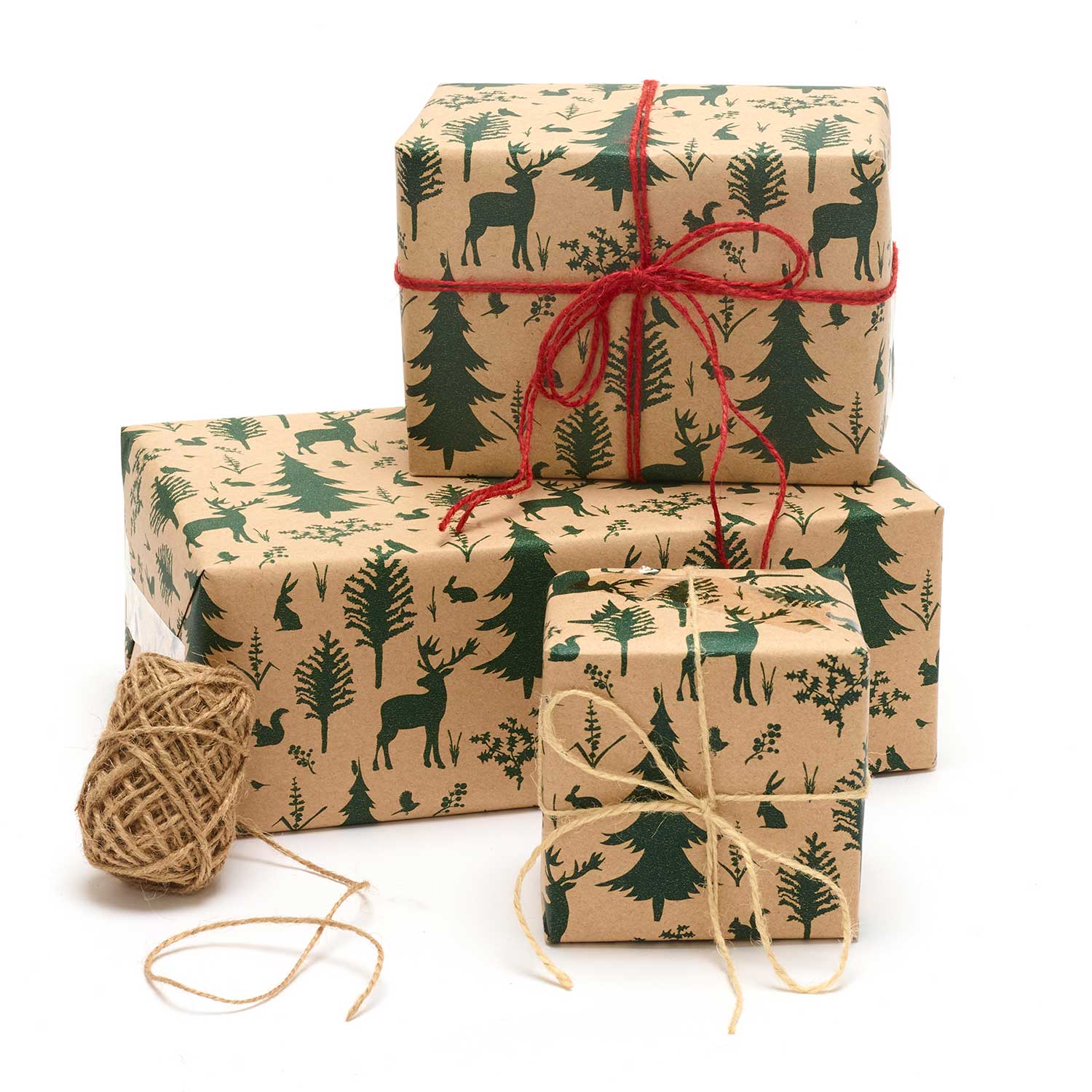 Woodland recycled wrapping paper - 10 metres product photo