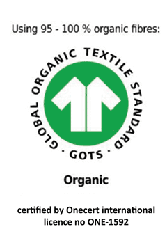 GOTS certified organic cotton scarfs logo