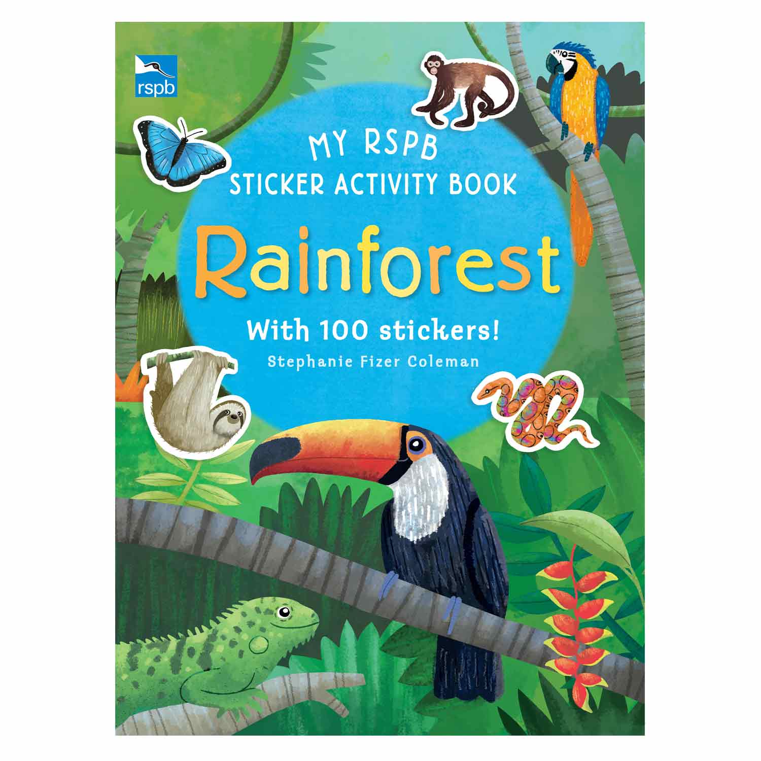 My RSPB rainforest sticker activity book product photo