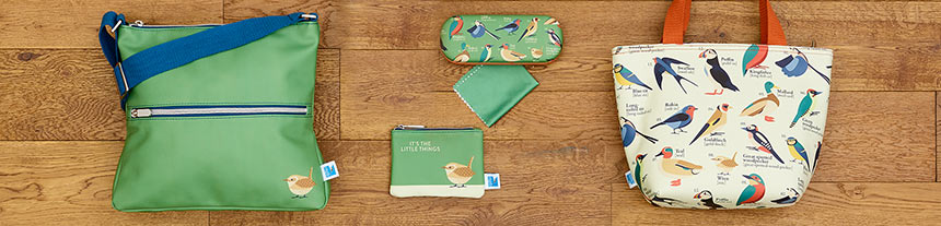 New Free as a bird range - bold designs including the mallard, green woodpecker and long-tailed tit
