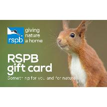 RSPB Shop gift card, squirrel design product photo