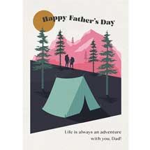 Life is an adventure Father's Day card product photo