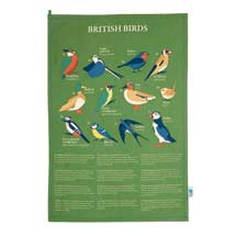 RSPB Free as a bird tea towel green product photo