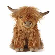 Large Highland cow soft toy product photo