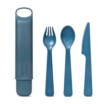 Recycled plastic cutlery set by Hip With Purpose product photo