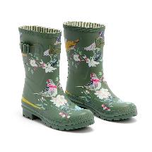 Joules Molly bird print wellies product photo