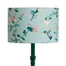 Lorna Syson hummingbird lampshade, mint product photo