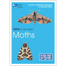 Moths identifier chart - RSPB ID Spotlight series product photo