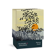 Bird murmuration playing cards product photo