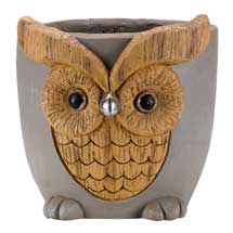 Owl planter product photo