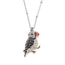 Puffin necklace by Bill Skinner product photo