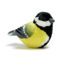 RSPB singing great tit soft toy product photo