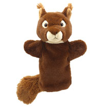 Red squirrel puppet - 25cm product photo
