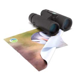 RSPB Puffin microfibre lens cleaning cloth product photo