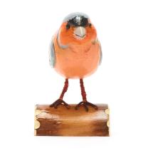 Wooden chaffinch ornament product photo