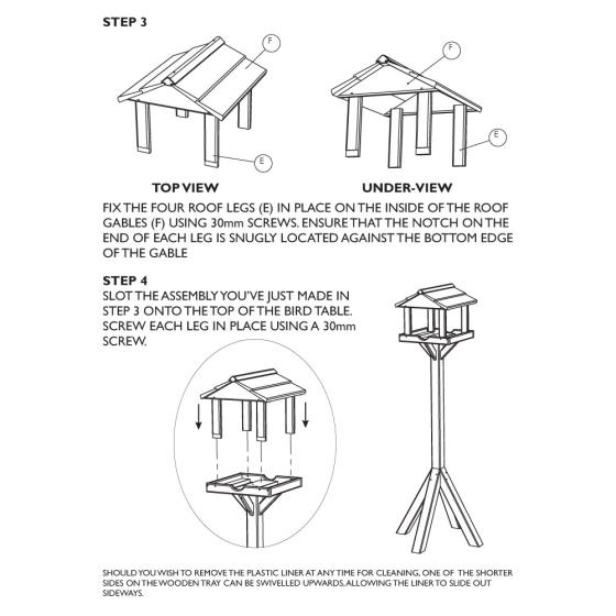 Gallery bird table product photo additional image 4 L