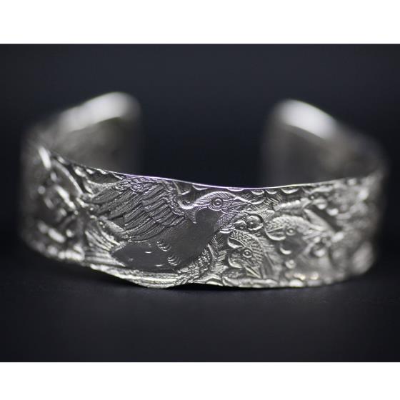 Malcolm Appleby Sparrow silver bangle product photo