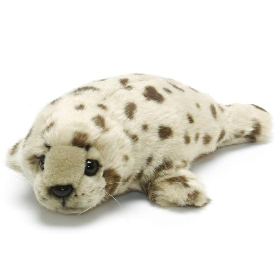 Living Nature spotted grey seal soft toy product photo Default L