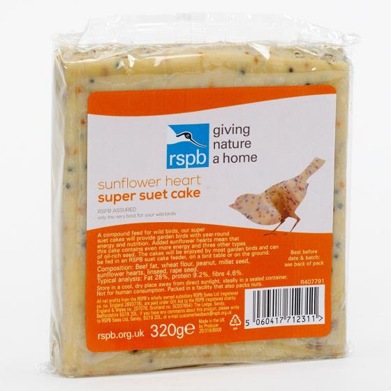 Super suet cakes sunflower hearts x10 product photo Front View - additional image 1 L