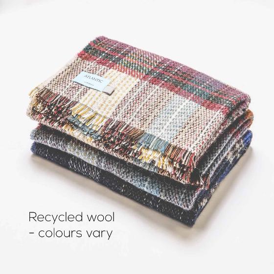 Recycled wool blanket product photo