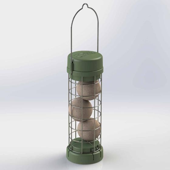 RSPB Classic easy-clean suet feeder product photo Front View - additional image 1 L