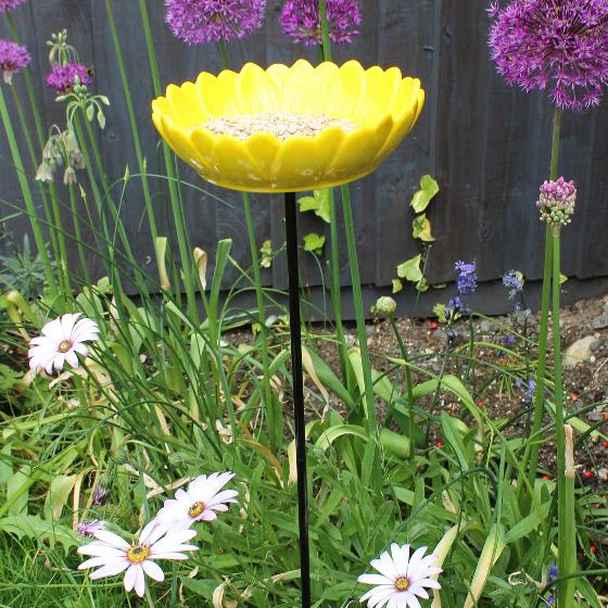 Ceramic flower feeders x3 product photo additional image 5 L
