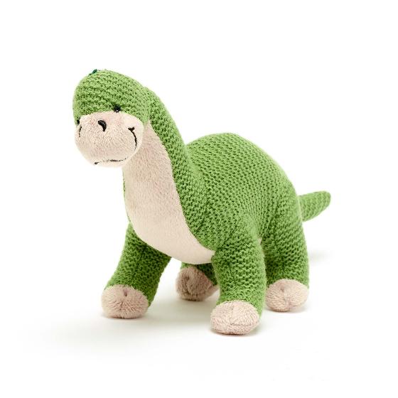 Brontosaurus knitted dinosaur product photo