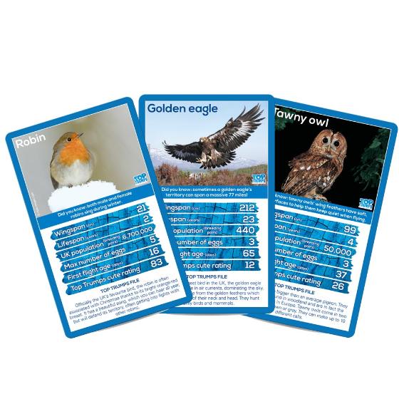 RSPB British Birds Top Trumps product photo Front View - additional image 1 L